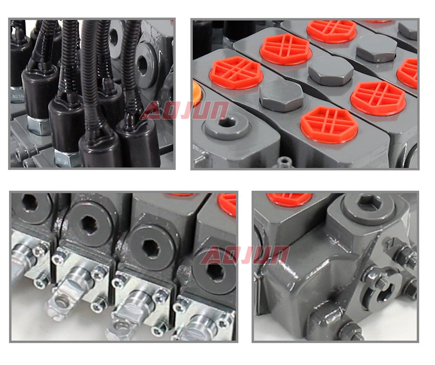 4 Spool Manual Sectional Directional Valve HSDLS180-Electric unloading valve detailed image